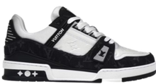 Load image into Gallery viewer, LV Trainers Monogram Denim Black