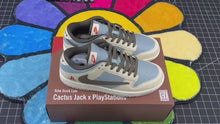 Load and play video in Gallery viewer, Dunk Low Travis Scott Cactus Jack x Playstation
