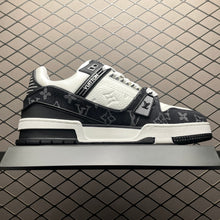 Load image into Gallery viewer, LV Trainers Monogram Denim Black