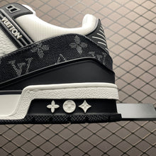 Load image into Gallery viewer, LV Trainers Monogram Denim Black