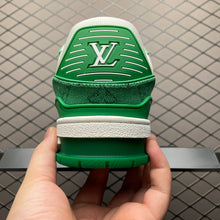 Load image into Gallery viewer, LV Trainers #54 Monogram Denim Green