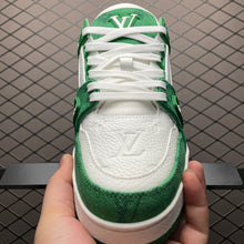 Load image into Gallery viewer, LV Trainers #54 Monogram Denim Green