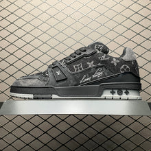 Load image into Gallery viewer, LV Trainers Black Denim