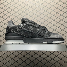 Load image into Gallery viewer, LV Trainers Black Denim