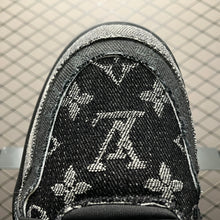 Load image into Gallery viewer, LV Trainers Black Denim