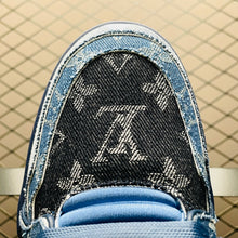 Load image into Gallery viewer, LV Trainers Blue Denim