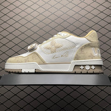 Load image into Gallery viewer, LV Trainers Velcro Strap Monogram Denim Beige
