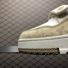 Load image into Gallery viewer, LV Trainers Velcro Strap Monogram Denim Beige