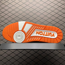 Load image into Gallery viewer, LV Trainers Velcro Strap Monogram Denim Orange