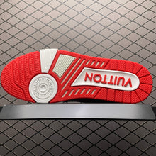 Load image into Gallery viewer, LV Trainers #54 Signature White Red