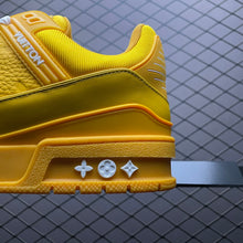 Load image into Gallery viewer, LV Trainers Yellow Embossed Monogram