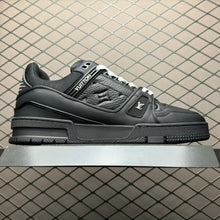 Load image into Gallery viewer, LV Trainers Black Embossed Monogram