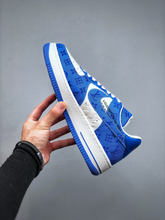 Load image into Gallery viewer, AF1 x OW by Virgil - Blue Customs