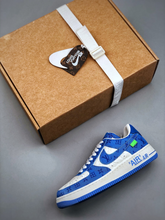 Load image into Gallery viewer, AF1 x OW by Virgil - Blue Customs