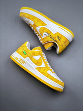 Load image into Gallery viewer, AF1 x OW by Virgil - Yellow Customs
