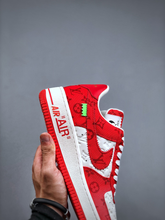 Load image into Gallery viewer, AF1 x OW by Virgil - Red Customs