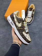 Load image into Gallery viewer, AF1 x OW by Virgil - Brown Monogram