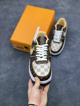 Load image into Gallery viewer, AF1 x OW by Virgil - Brown Monogram