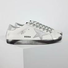 Load image into Gallery viewer, Golden Goose Ball-Star Silver Star Silver Heel Tab Silver Base
