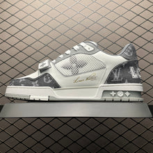 Load image into Gallery viewer, LV Trainers Velcro Denim Grey
