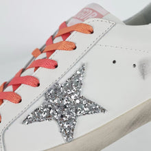 Load image into Gallery viewer, Golden Goose Ball-Star Glitter Silver Star Silver Heel Tab
