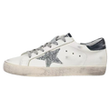 Golden Goose Super-Star Glitter Star Black Heel Tab