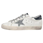 Golden Goose Super-Star Glitter Star Black Heel Tab
