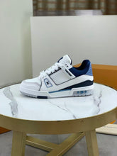 Load image into Gallery viewer, LV Trainers Blue | White
