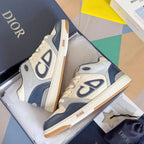 B57 Mid-Top Navy and Cream