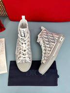 B23 High Logo Oblique Blue Monogram