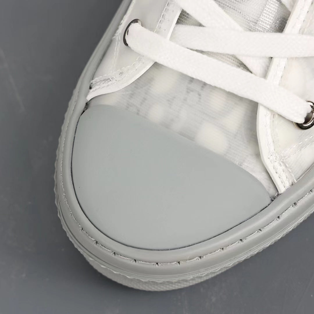 B23 High Top Logo Oblique Grey Monogram