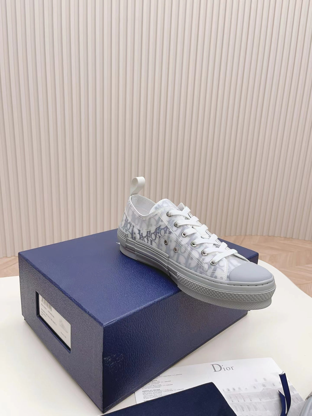 B23 Low Logo Oblique Blue Monogram