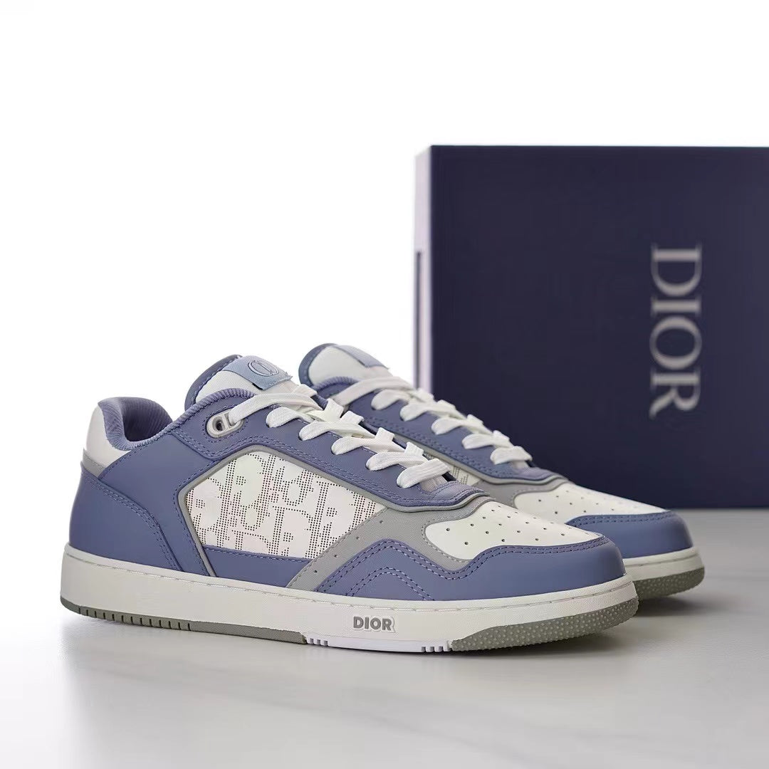 B27 Low-Top Blue and White