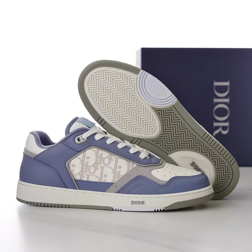 B27 Low-Top Blue and White