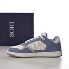 B27 Low-Top Blue and White