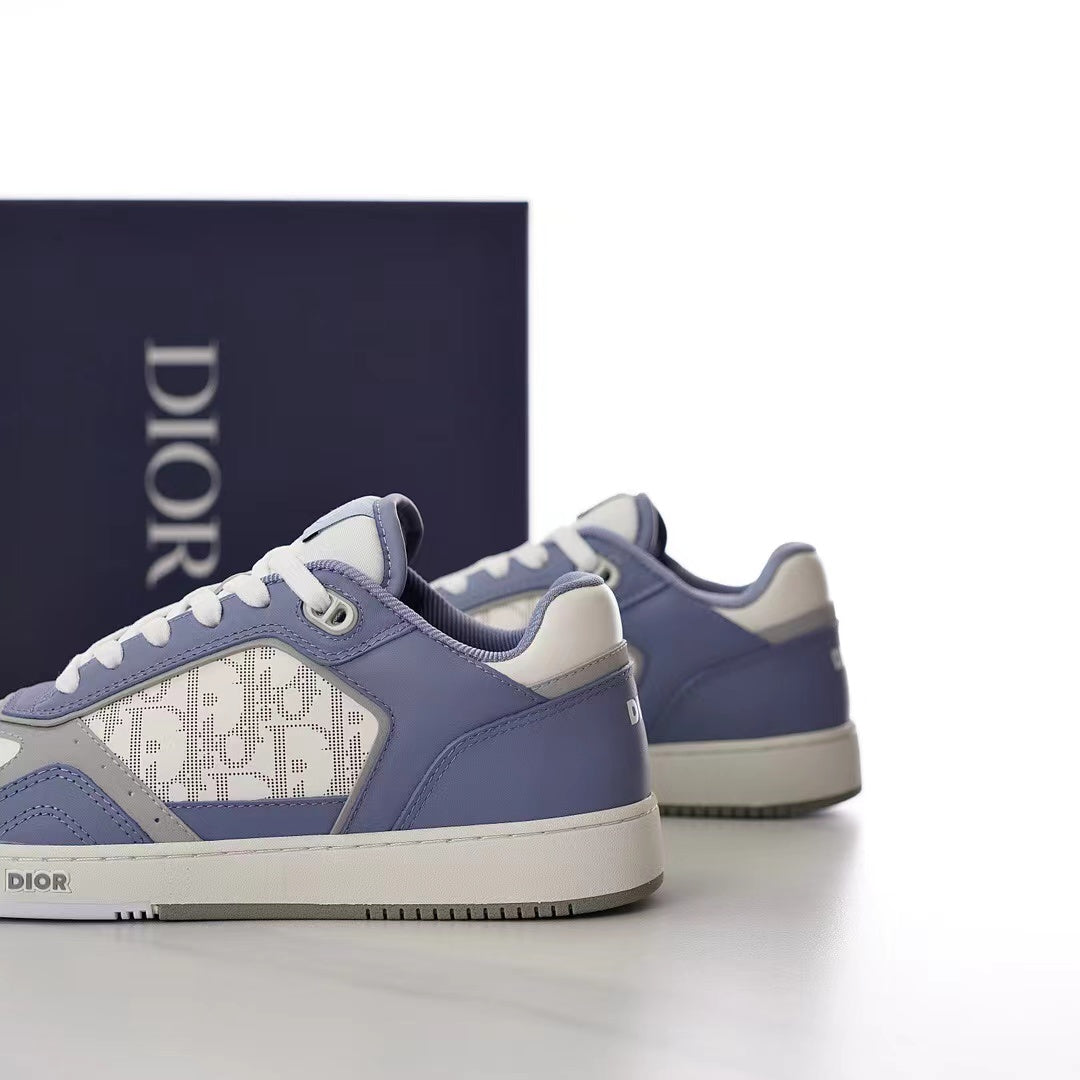 B27 Low-Top Blue and White