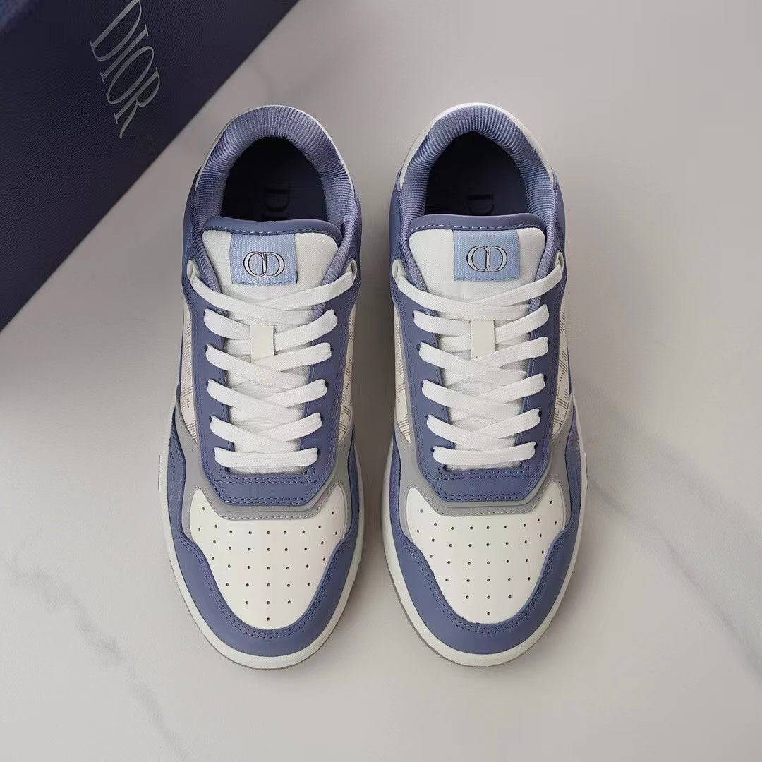 B27 Low-Top Blue and White