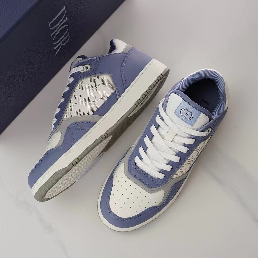 B27 Low-Top Blue and White