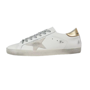 Golden Goose Super-Star Suede Star Gold Heel Tab