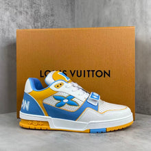 Load image into Gallery viewer, LV Trainers Velcro Blue Yellow
