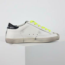 Load image into Gallery viewer, Golden Goose Super-Star Graffiti Suede Silver Star Black Heel Tab
