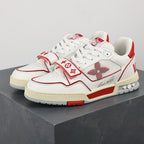 LV Trainers Velcro Strap Mesh Red
