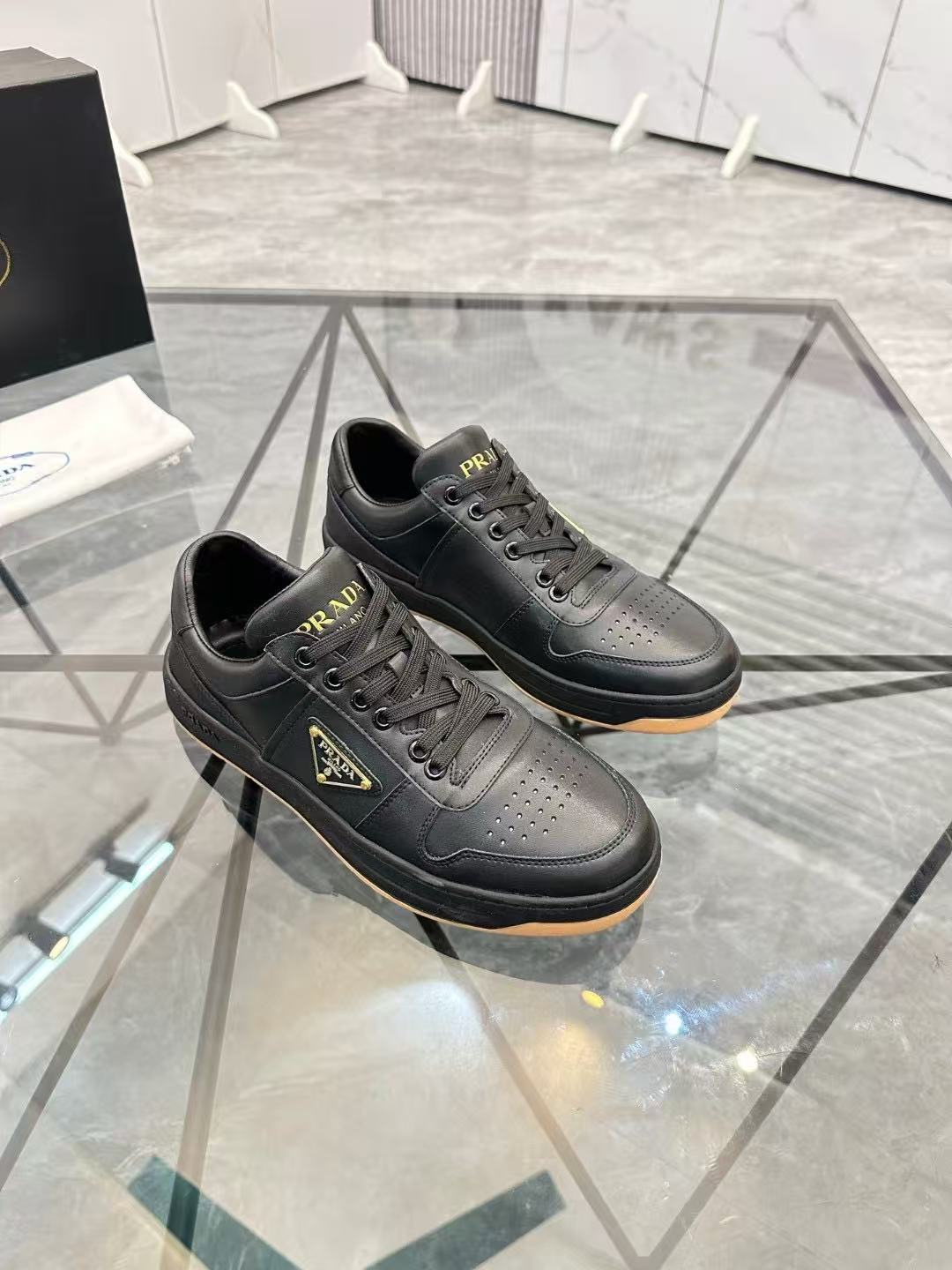 Prada Downtown Black Nappa Leather