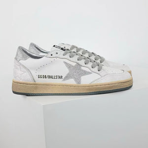 Golden Goose Ball-Star Glitter Star Glitter Heel Tab