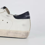 Golden Goose Super-Star Glitter Star Black Heel Tab