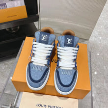 Load image into Gallery viewer, LV Trainers #54 Monogram Blue Khaki
