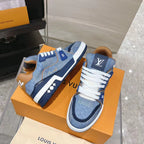 LV Trainers #54 Monogram Blue Khaki