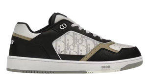 B27 Low-Top Black Gold Oblique