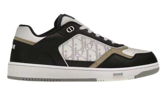 B27 Low-Top Black Gold Oblique