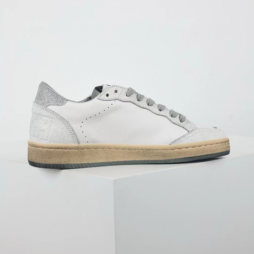 Golden Goose Ball-Star Glitter Star Glitter Heel Tab